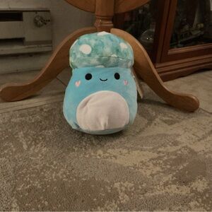 Cute Blue Mushroom Plush Squishmallow